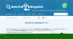 Desktop Screenshot of derechoabogados.es
